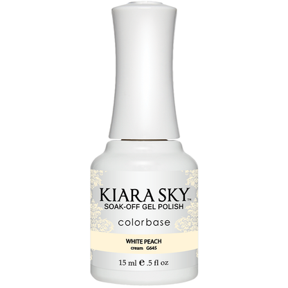 Kiara Sky Gel Polish - White Peach