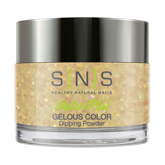 SNS Dipping Powder Nail - HD01 - Beige Glitter Neutral Colors