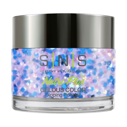 SNS Dipping Powder Nail - HD12 - Glitter Purple Colors