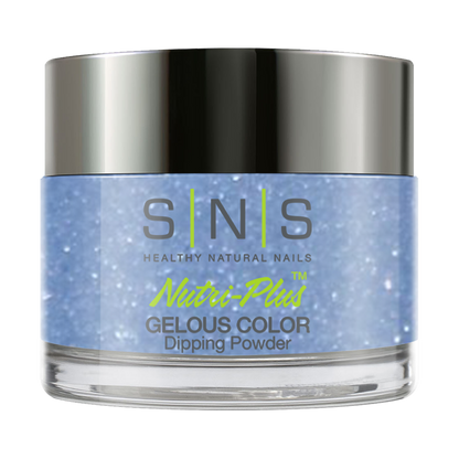 SNS Dipping Powder Nail - HD13 - Glitter Blue Colors