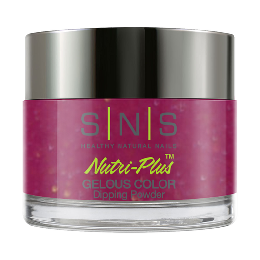 SNS Dipping Powder Nail - HM11 Strawberry Rhubarb Crumble - Pink Purple Colors