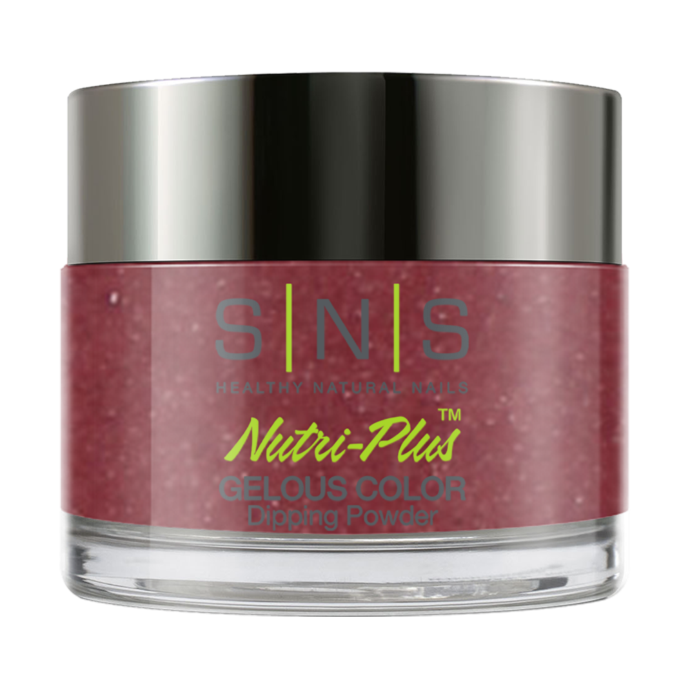 SNS Dipping Powder Nail - HM12 Roasted Beet - Red Purple Colors