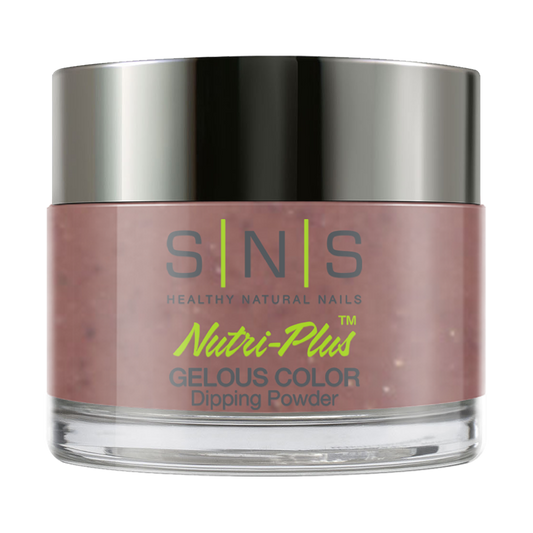 SNS Dipping Powder Nail - HM15 Rutabaga - Brown Purple Colors