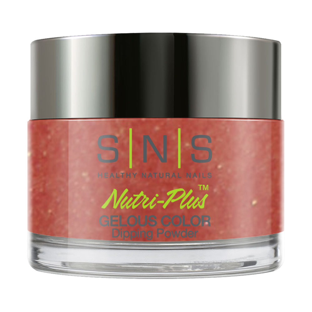 SNS Dipping Powder Nail - HM28 Prickly Pear - Pink Red Colors