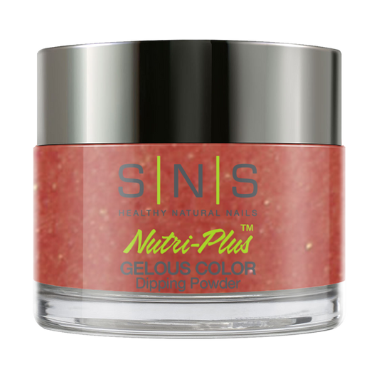 SNS Dipping Powder Nail - HM28 Prickly Pear - Pink Red Colors