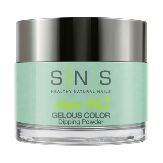 SNS Dipping Powder Nail - HM36 Frosted Sugar Bombs - Green Mint Colors