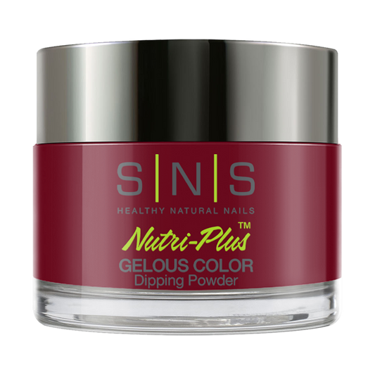 SNS Dipping Powder Nail - IS10 Red Red Wine - Red Colors