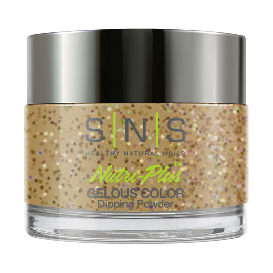 SNS Dipping Powder Nail - IS27 Gold Dust - Glitter Colors