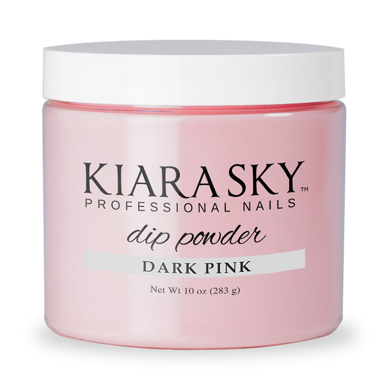 Kiara Sky Dip Powder Essentials - 10oz DARK PINK