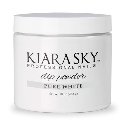 Kiara Sky Dip Powder Essentials - 10oz PURE WHITE