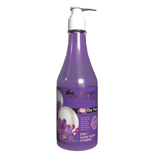 LaPalm Shampoo and Hand Soap Lavender Pearl