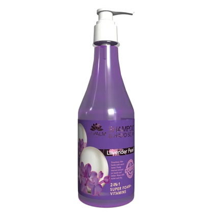 LaPalm Shampoo and Hand Soap Lavender Pearl