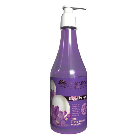 LaPalm Shampoo and Hand Soap Lavender Pearl