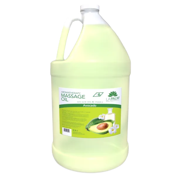 Lapalm Massage Oil Gallon, Avocado