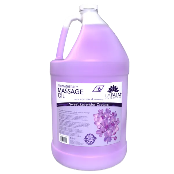 Lapalm Massage Oil Gallon, Sweet Lavender