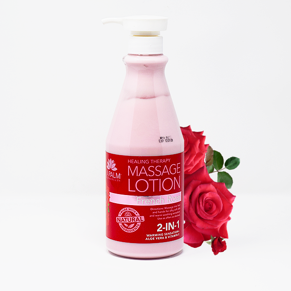 LaPalm Healing Therapy Massage Lotion | French Rose