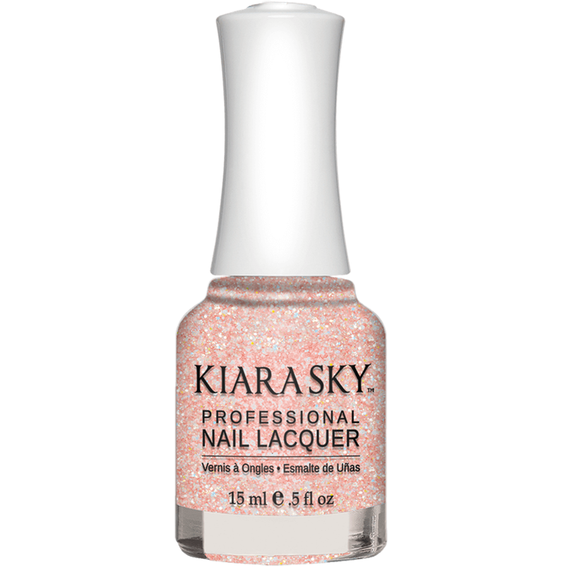 Kiara Sky Nail Lacquer - PINKING OF SPARKLE