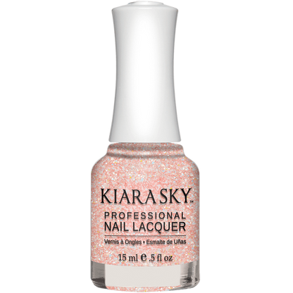 Kiara Sky Nail Lacquer - PINKING OF SPARKLE