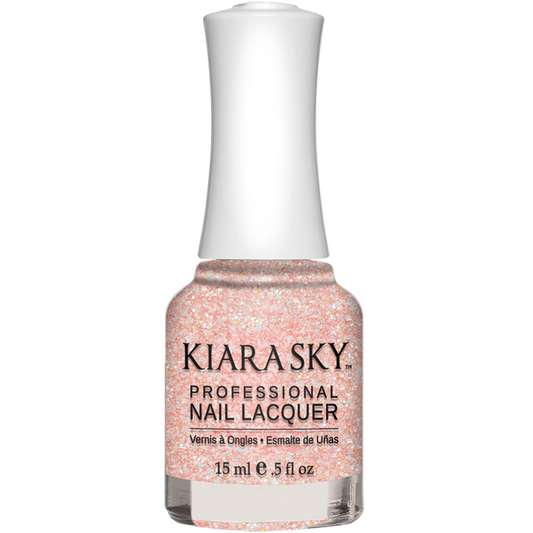 Kiara Sky Nail Lacquer - PINKING OF SPARKLE