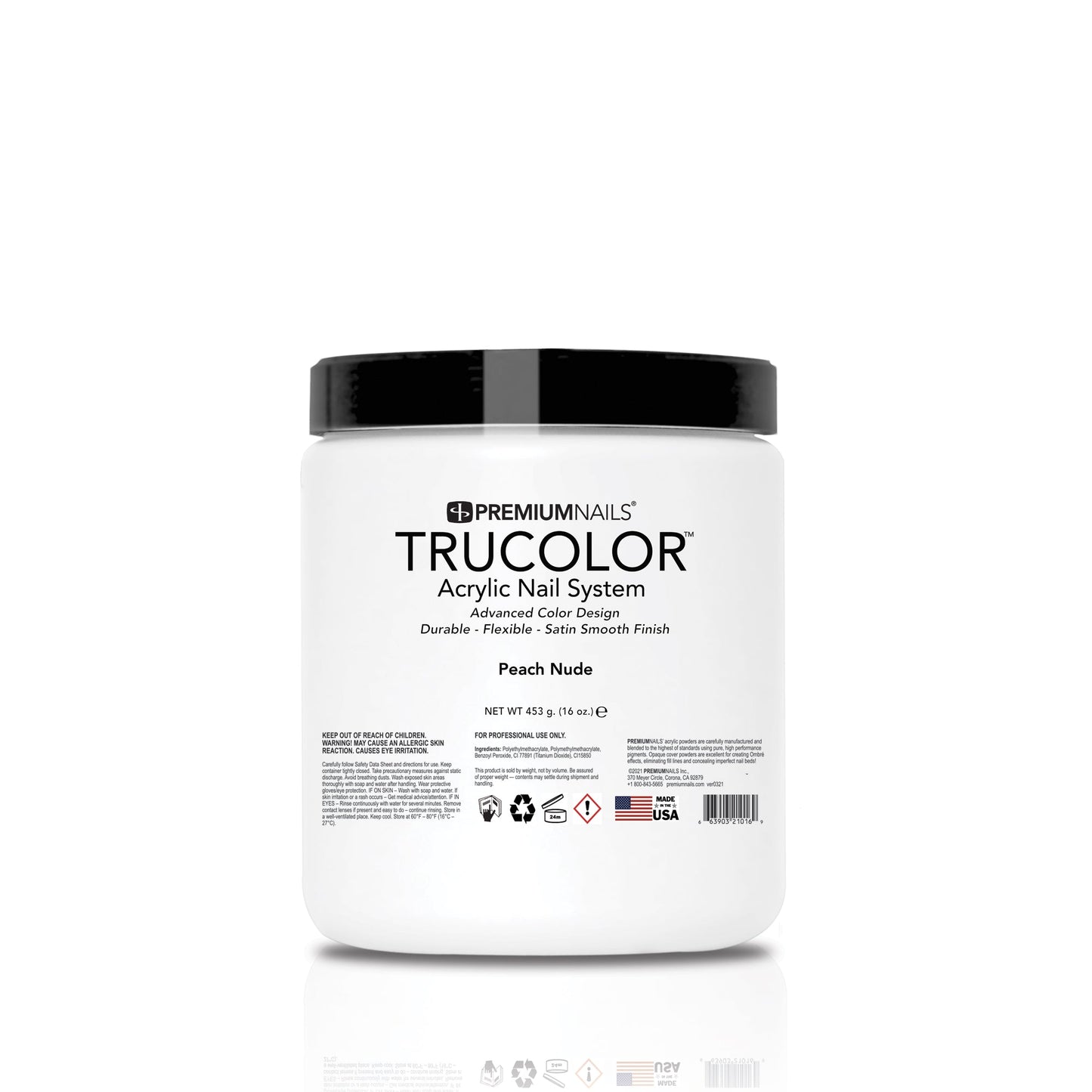 Peach Nude (Opaque/Cover) - TRUCOLOR Nail Sculpting Powder