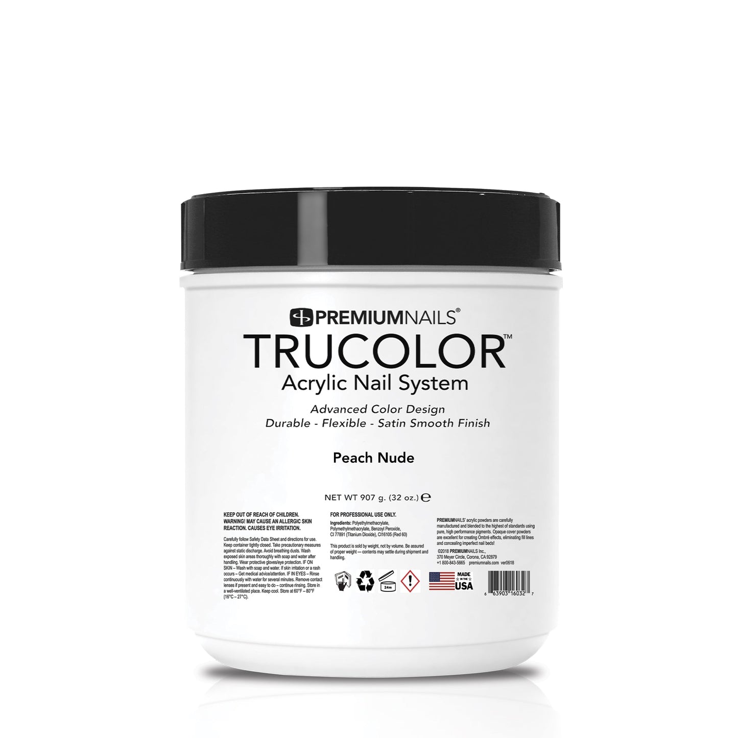 Peach Nude (Opaque/Cover) - TRUCOLOR Nail Sculpting Powder