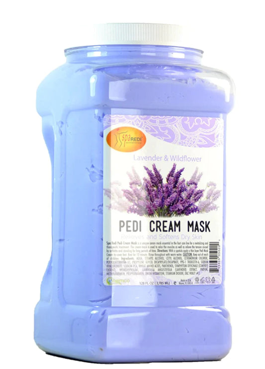 SpaRedi Pedi Cream Mask - Lavender and Wild Flower