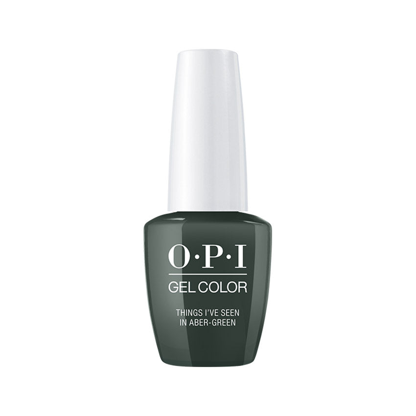 OPI Gel Color Things I've Seen in Aber-green #U15