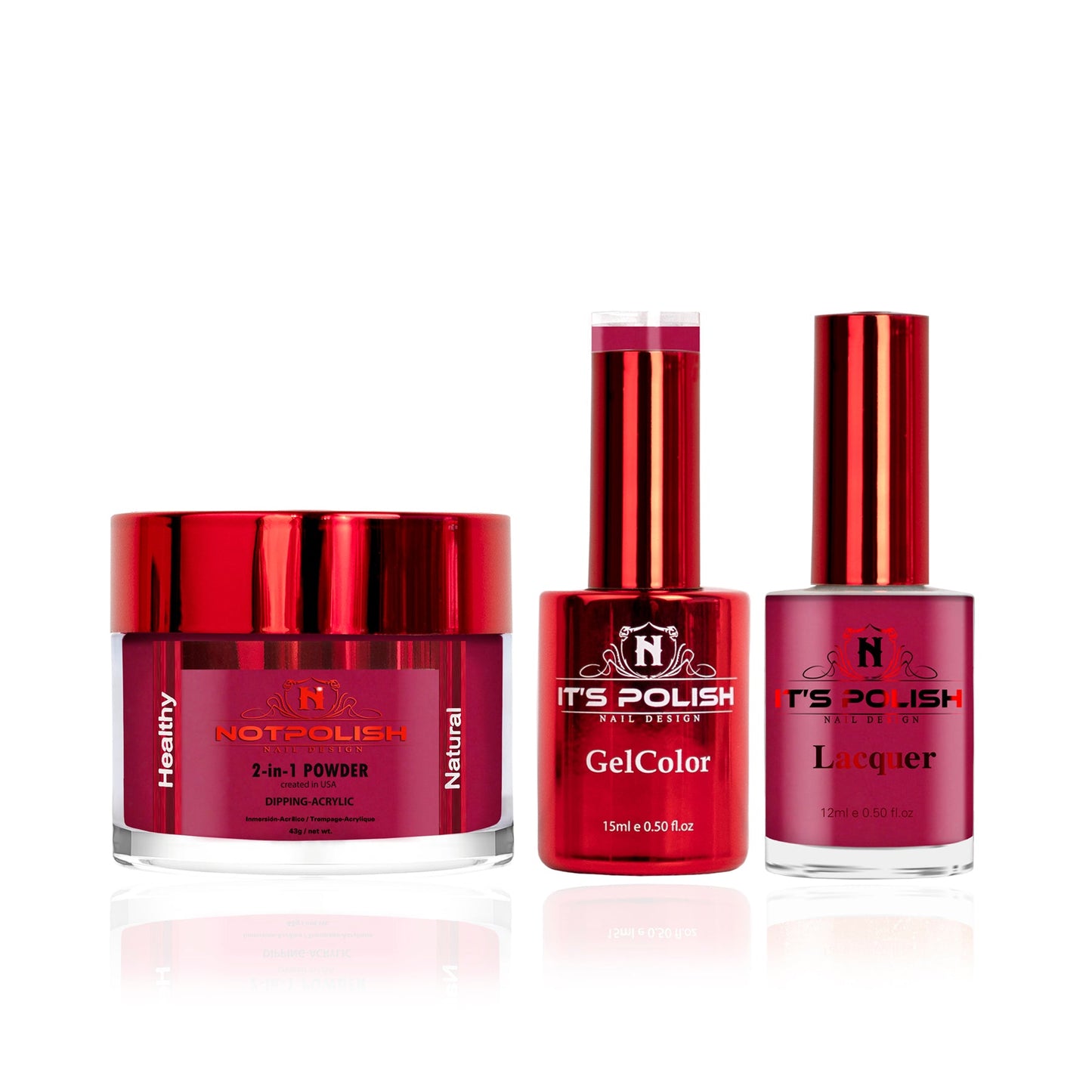 Not Polish M Collection 4 in 1 - M127 DRAGONFRUIT TRIO