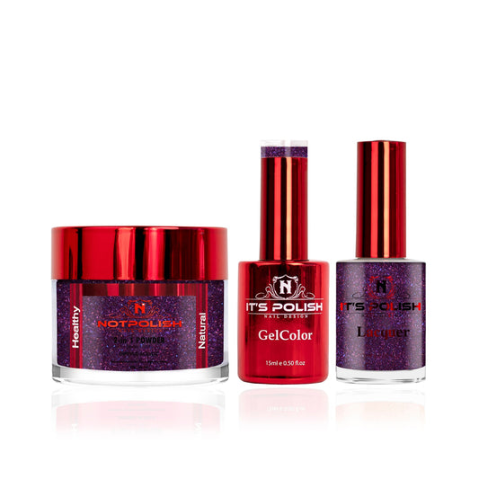 Not Polish M Collection 4 in 1 - M63 MIDNIGHT ROYAL TRIO