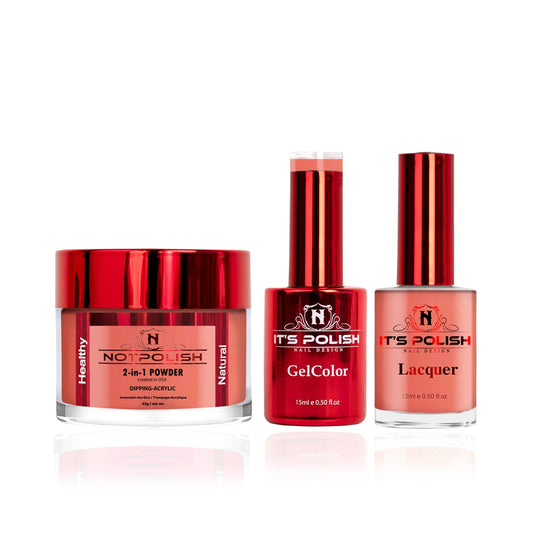 Not Polish M Collection 4 in 1 - M87 CORAL PINK TRIO