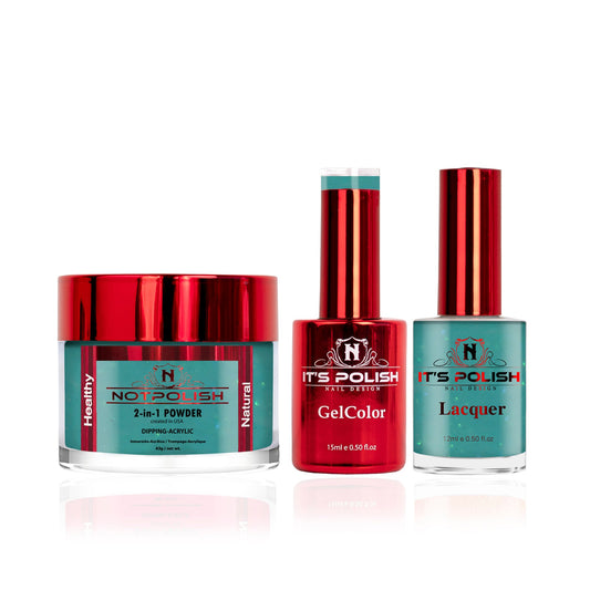 Not Polish M Collection 4 in 1 - M97 PLEASANT TEAL TRIO