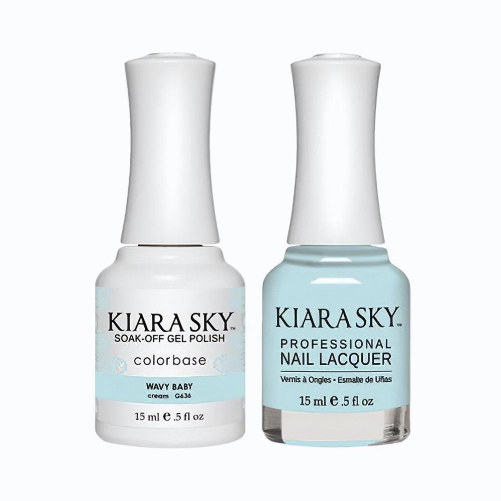 Kiara Sky Gel Nail Polish Duo - 636 Wavy Baby