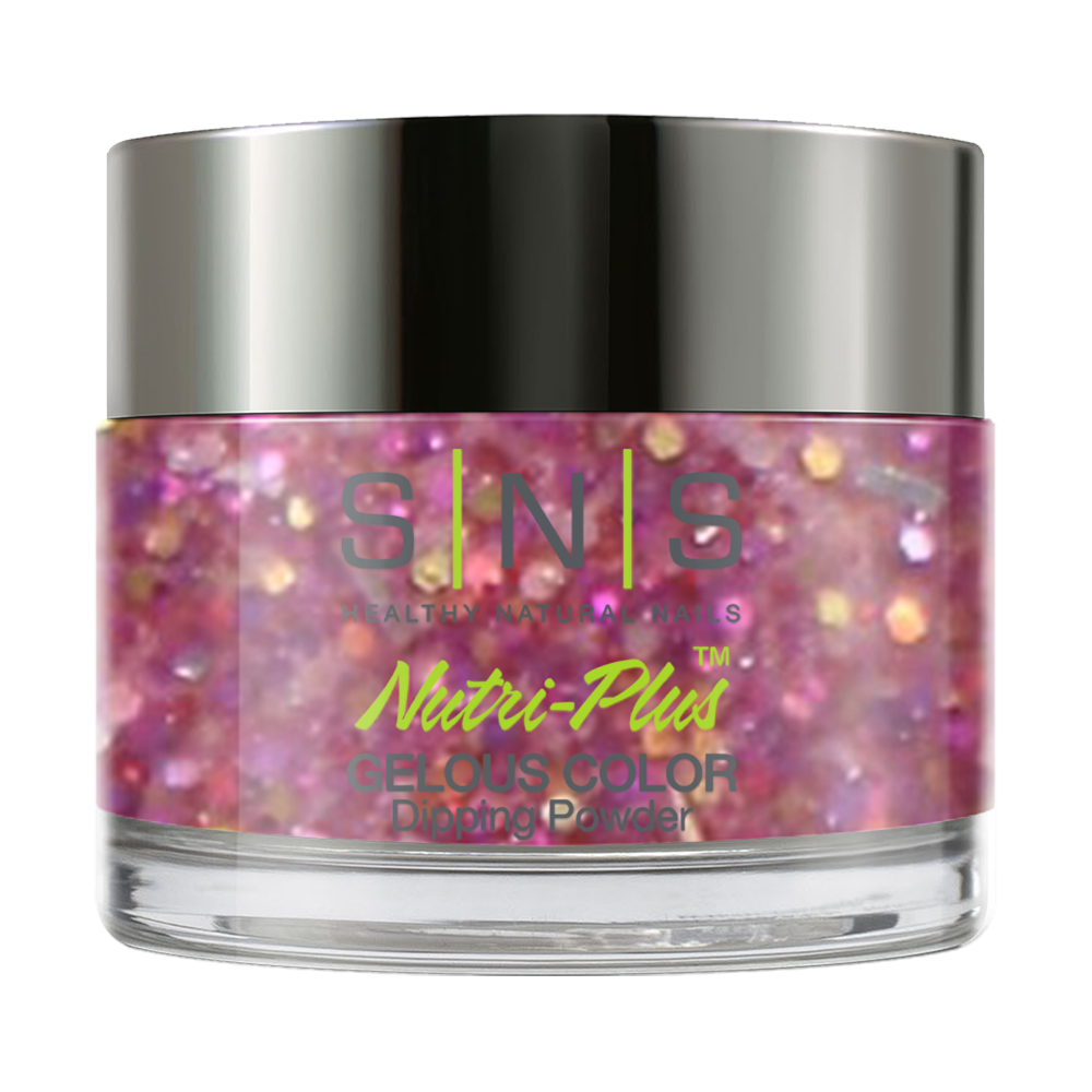 SNS Dipping Powder Nail - HD09 - Purple Glitter Colors