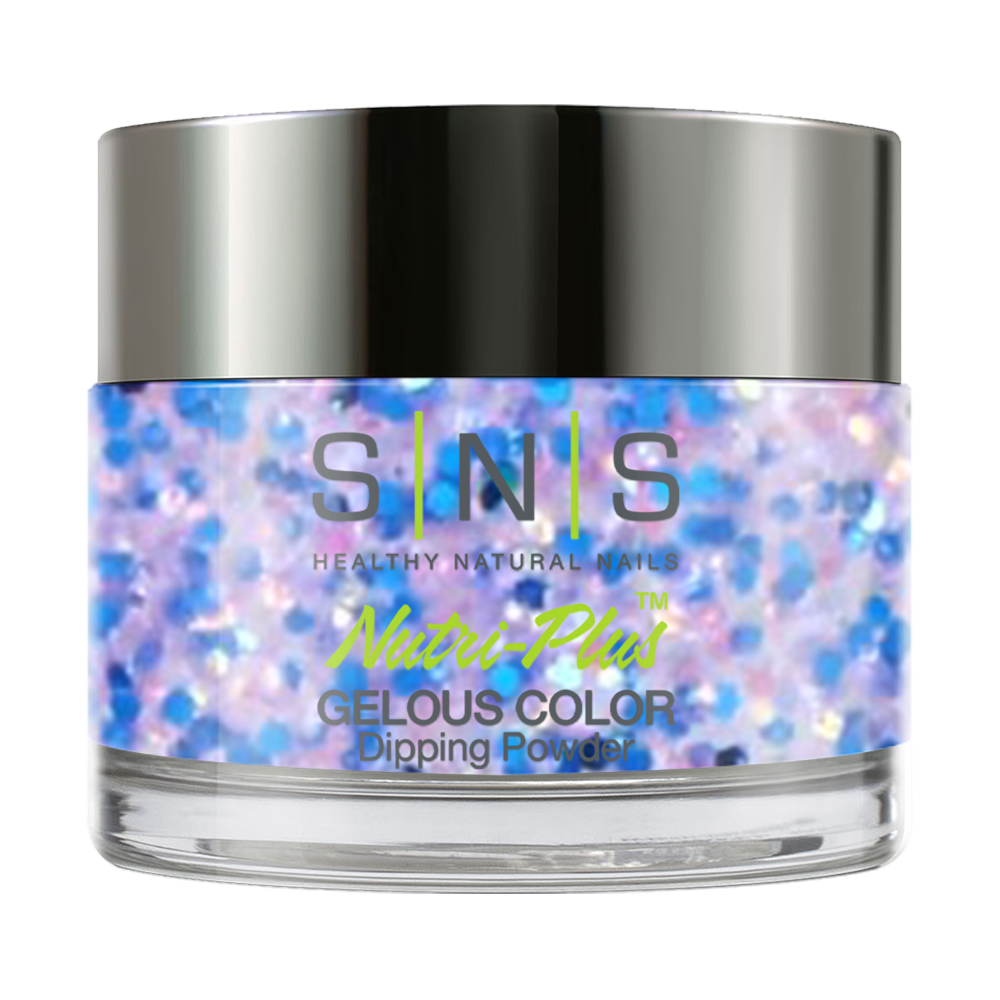 SNS Dipping Powder Nail - HD12 - Glitter Purple Colors