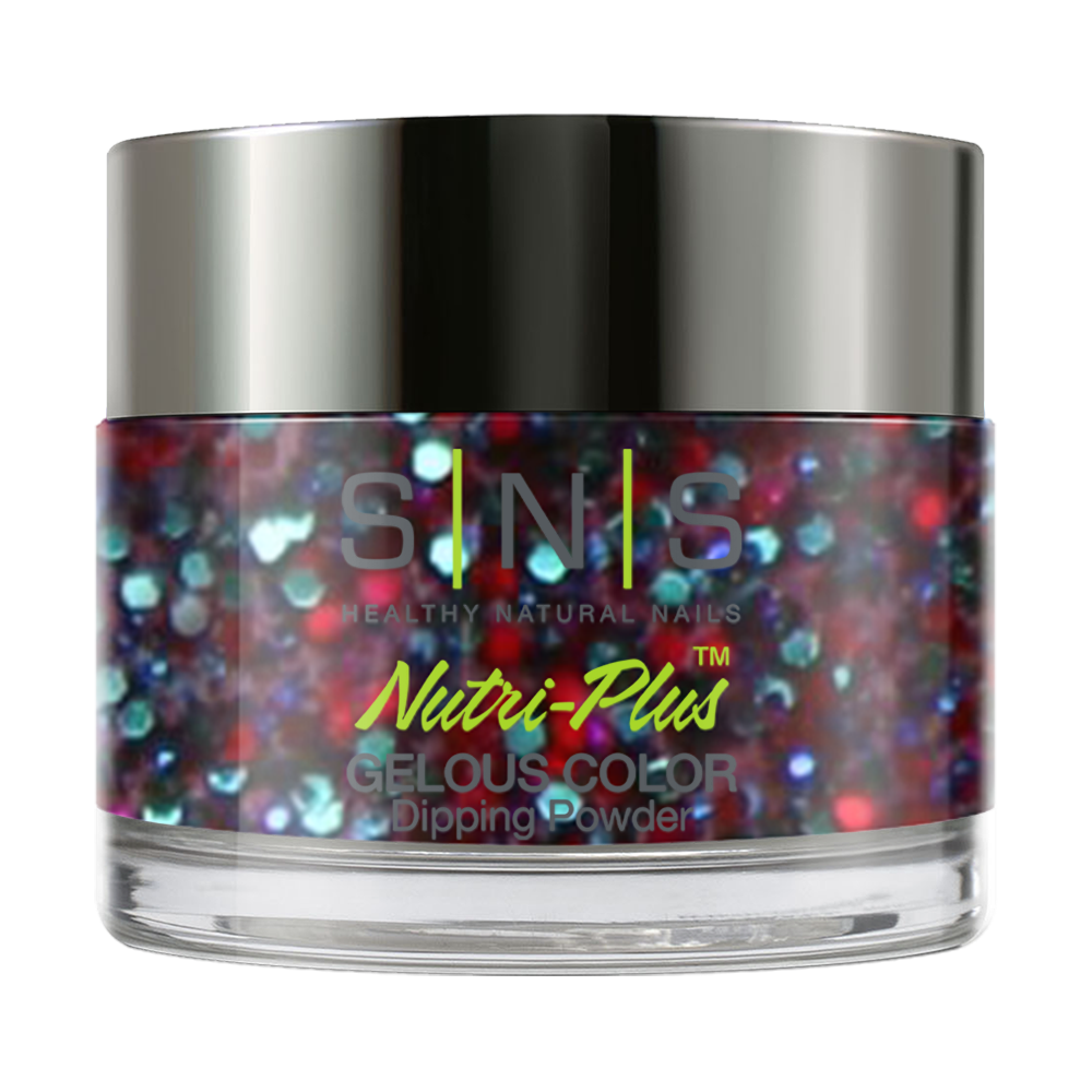 SNS Dipping Powder Nail - HD19 - Purple Glitter Colors