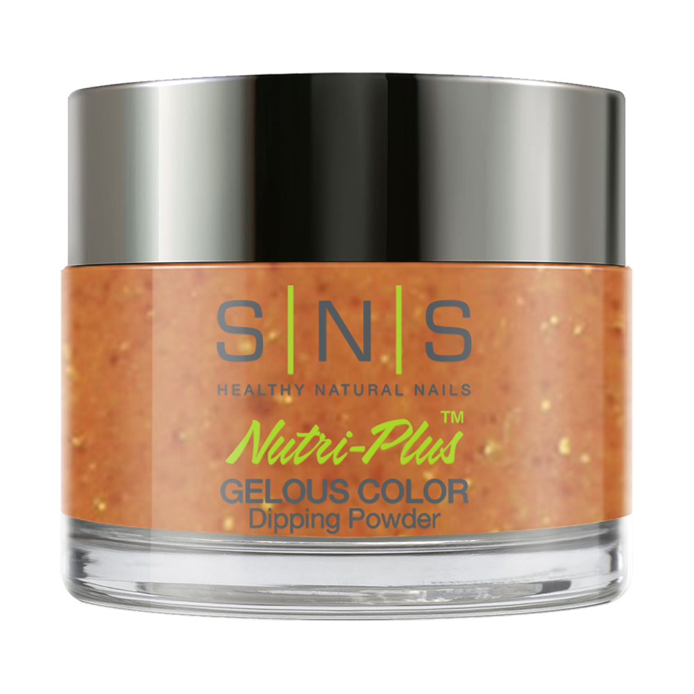 SNS Dipping Powder Nail - HM01 Bella - Brown Glitter Colors