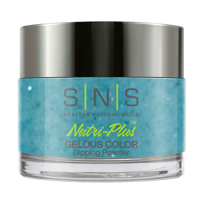 SNS Dipping Powder Nail - HM08 Tiffany Macaroon - Blue Mint Colors