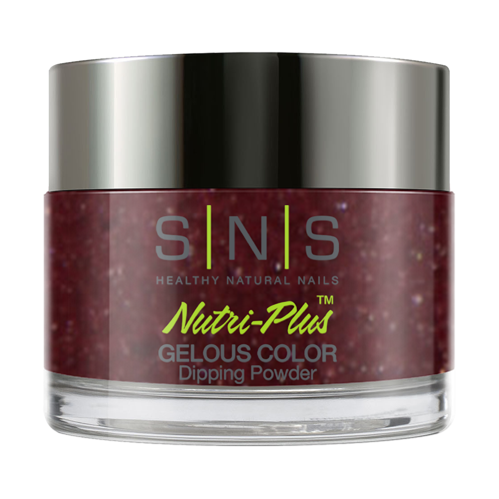 SNS Dipping Powder Nail - HM10 Fresh Fig - Red Purple Colors