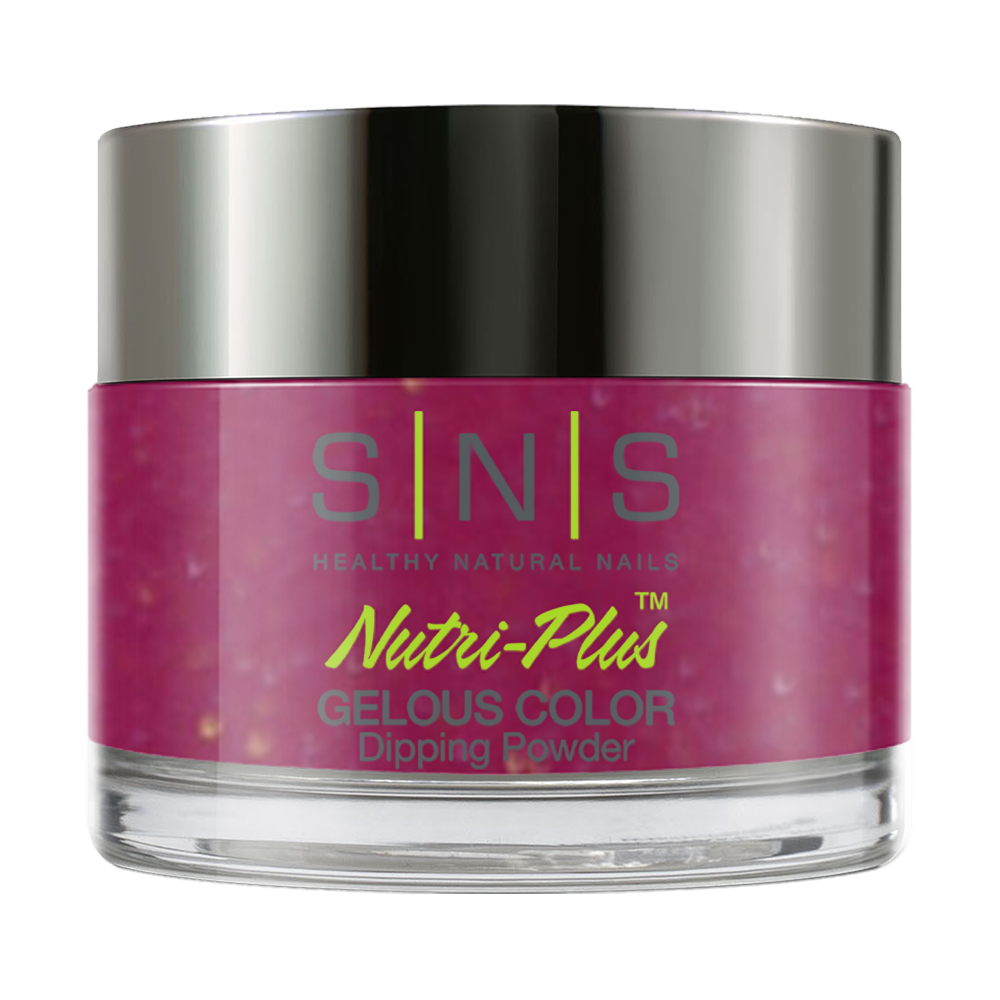 SNS Dipping Powder Nail - HM11 Strawberry Rhubarb Crumble - Pink Purple Colors