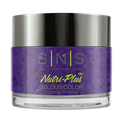 SNS Dipping Powder Nail - HM17 Grapevine - Purple Glitter Colors