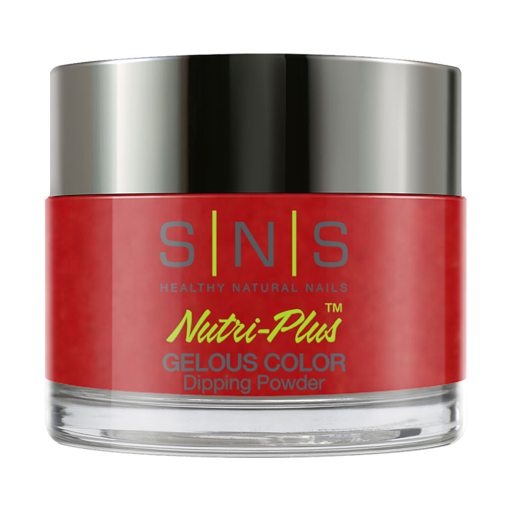 SNS Dipping Powder Nail - HM18 Tomato Basil - Red Purple Colors