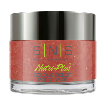 SNS Dipping Powder Nail - HM28 Prickly Pear - Pink Red Colors