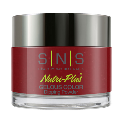 SNS Dipping Powder Nail - IS06 Homecoming Queen - Red Glitter Colors