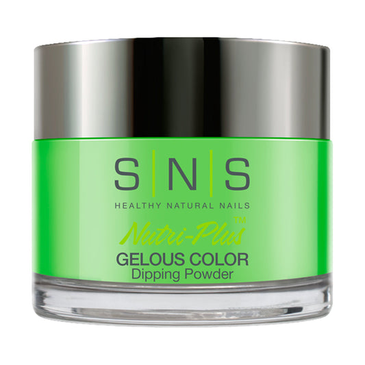 SNS Dipping Powder Nail - LG23 Mycena Forest - Green Neon Colors