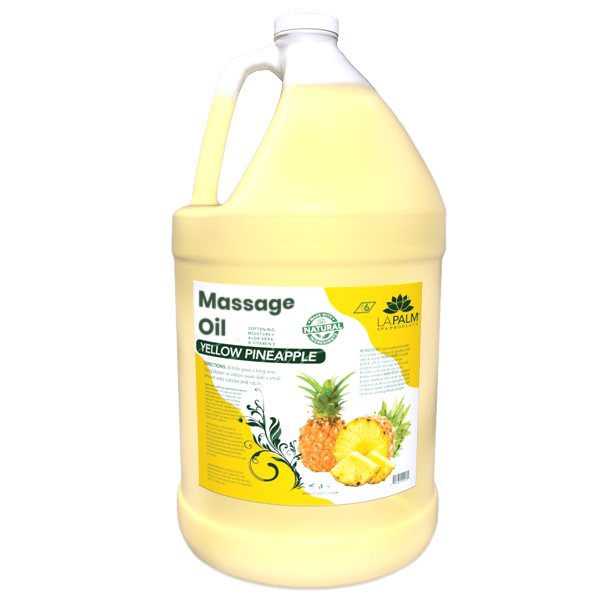 Lapalm Massage Oil Gallon, Pineapple Aroma