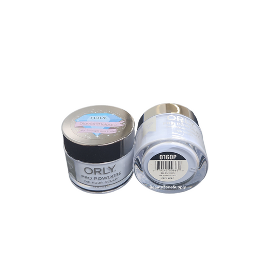 Orly Pro Dip Powders Diamond Infused Blue Iris 1.5 oz #0160P