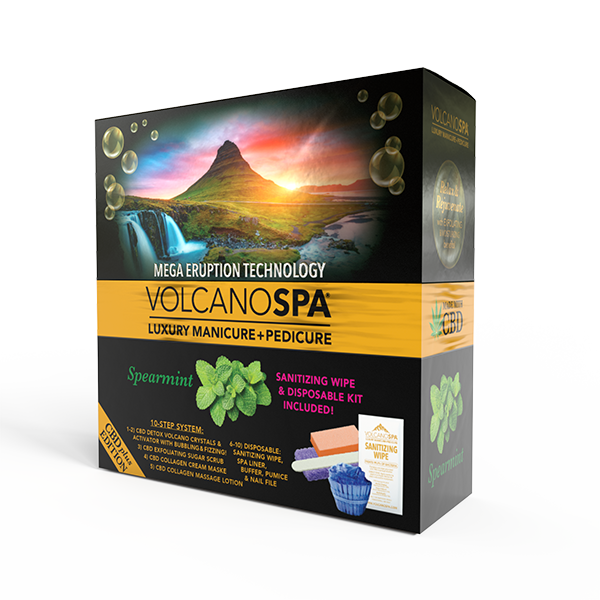 Lapalm 10 Step - Volcano Spa Pedicure Kit - Spearmint