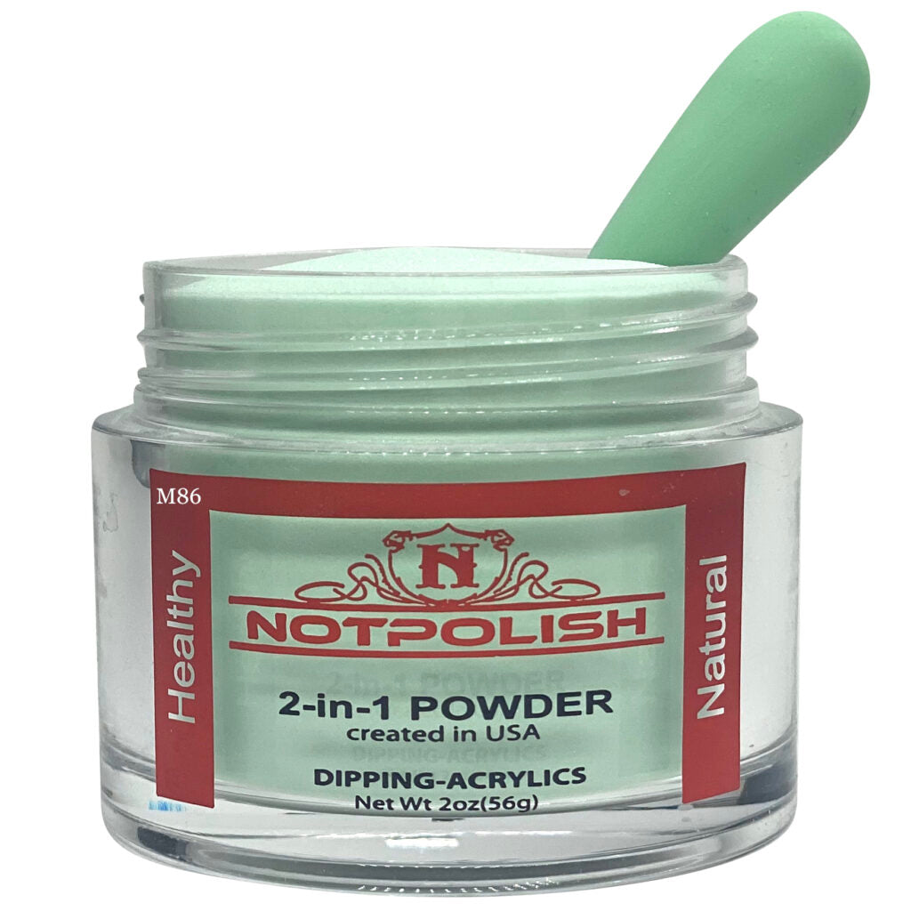 Not Polish Powder M Collection - M86 BLOOMING MINT