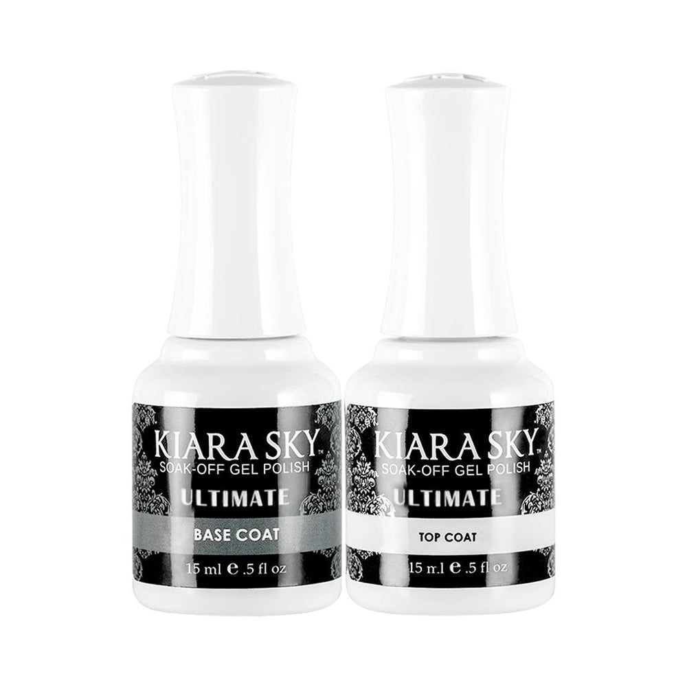 KIARASKY Holiday Gift Bundle: 4 Gel & Lacquer, 1 Base Gel, 1 Top Gel - 555, 505, 554, 551